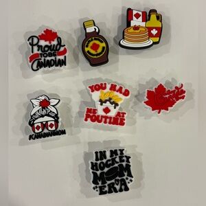 Canadian Themed Shoe Charms for Crocs